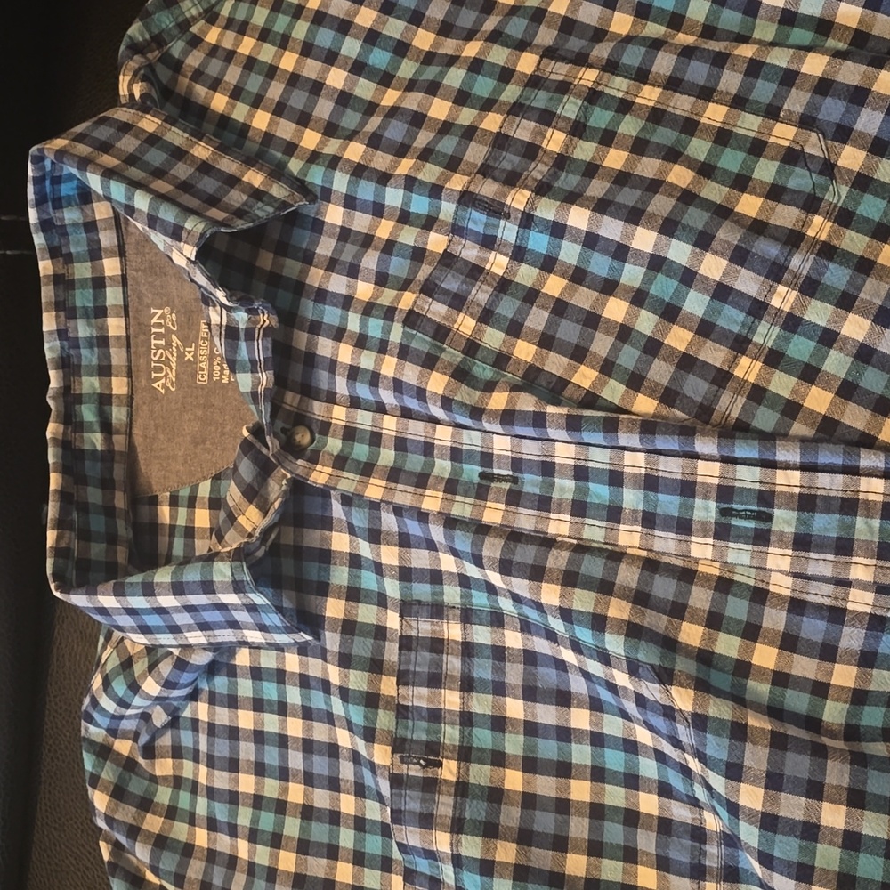 Austin clothing co xl button up  plaid shirt